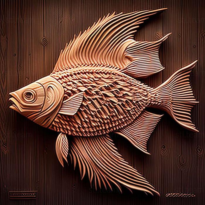 3D модель Игольчатая рыба фарловелла (STL)